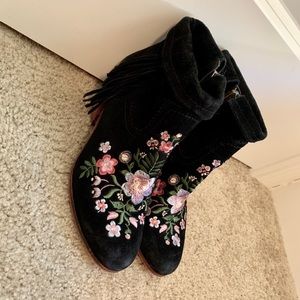 Sam Edelman Embroidered Booties